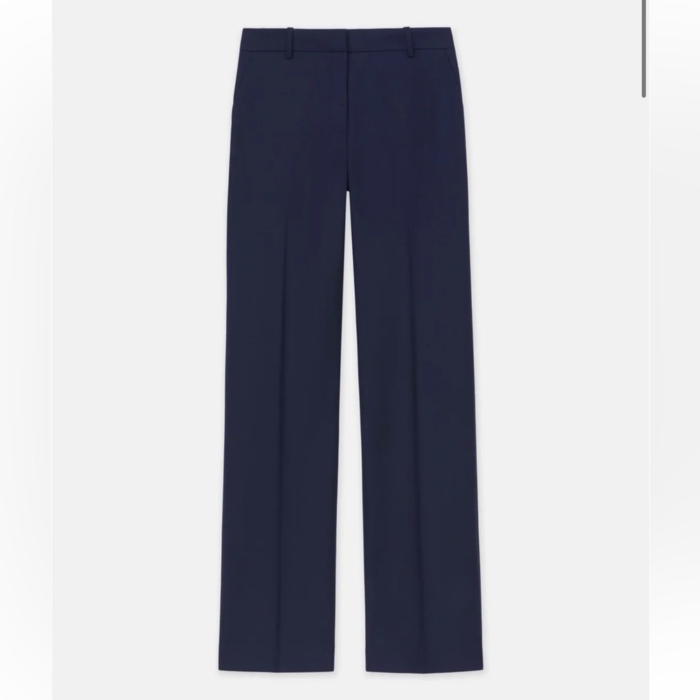 LAFAYETTE 148 NEW YORK  RESPONSIBLE STRETCH WOOL GATES PANT 10